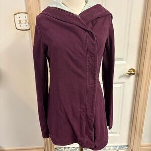 Lululemon Purple Hooded Cardigan